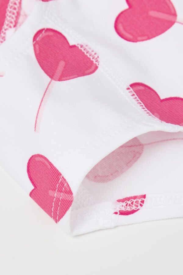 Tezenis Culotte Basic de Algodón Estampado para Niña En oferta
