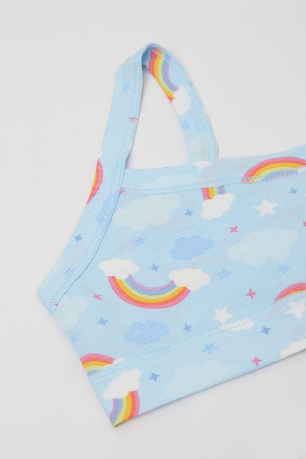 Tezenis Brasier Niña Basic de Algodón Estampado Rebajas de fábrica