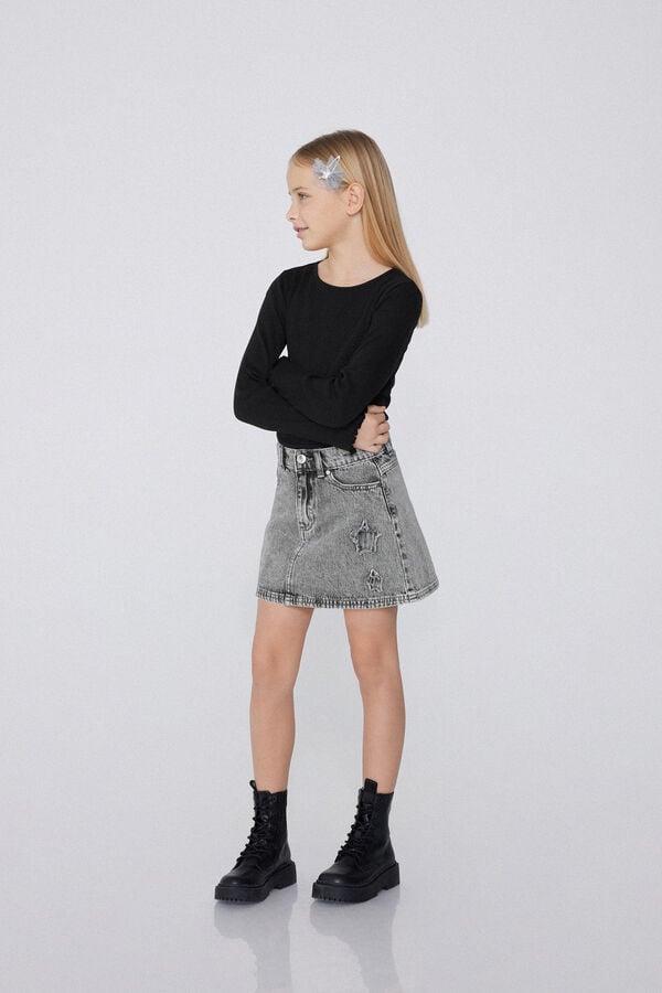 Tezenis Minifalda Denim con Parche de Estrella Niña Rebajas online