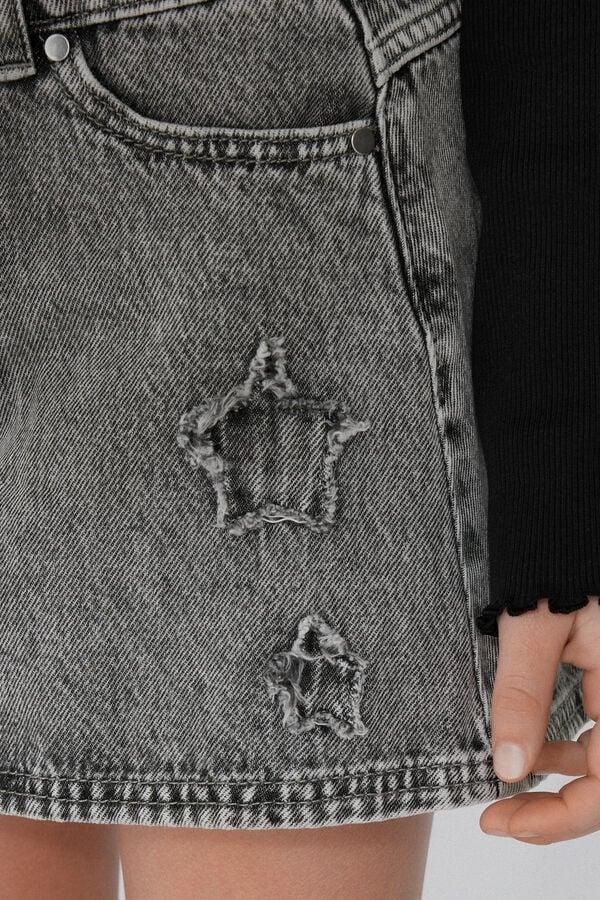Tezenis Minifalda Denim con Parche de Estrella Niña Rebajas online