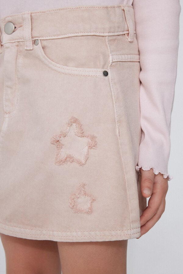 Tezenis Minifalda Denim con Parche de Estrella Niña Rebajas top