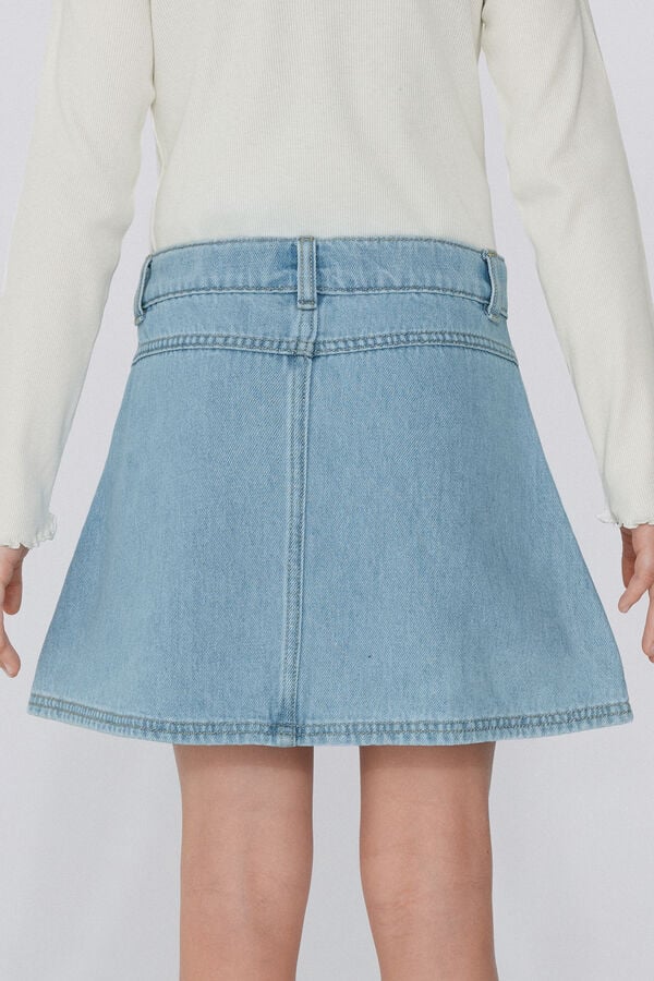 Tezenis Minifalda Denim con Parche de Estrella Niña Envío gratis