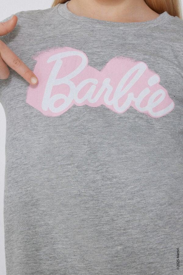 Tezenis Camiseta Manga Larga Algodón con Estampado Barbie para Niña Promoción por tiempo limitado