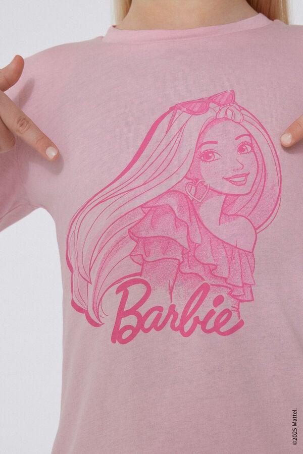 Tezenis Camiseta Manga Larga Algodón con Estampado Barbie para Niña Solo hoy