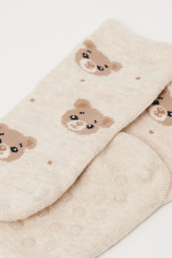 Tezenis Calcetines Antideslizantes Algodón Ligero Estampado para Bebé Ahorra y exporta