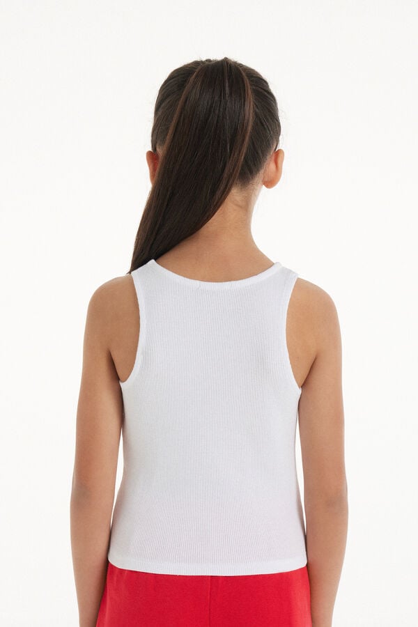 Tezenis Camiseta de Tirantes Anchos de Canalé para Niña Últimos 2 días