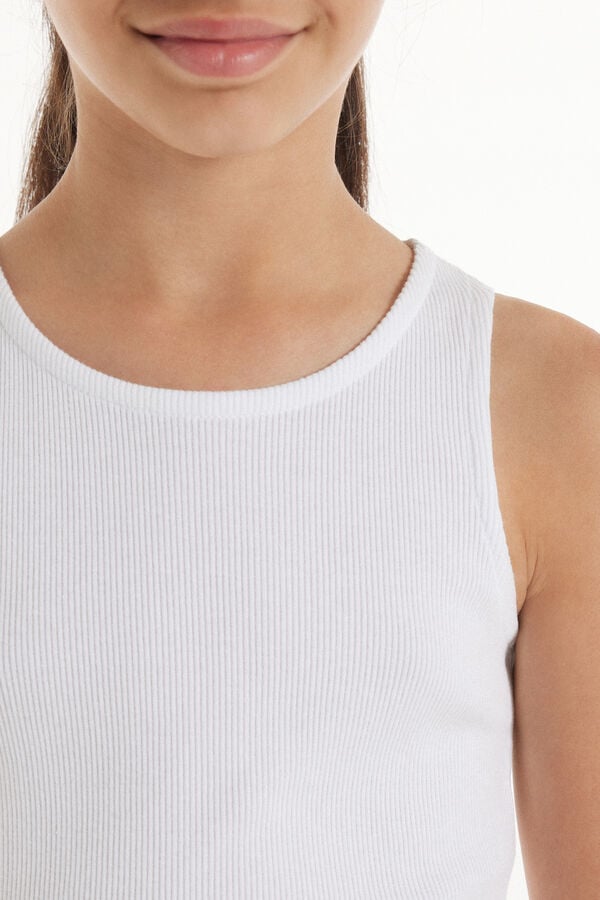 Tezenis Camiseta de Tirantes Anchos de Canalé para Niña Últimos 2 días