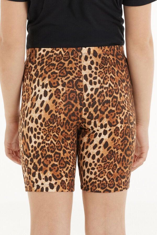 Tezenis Pantalón de Ciclista de Algodón Estampado para Niña Precio de fábrica