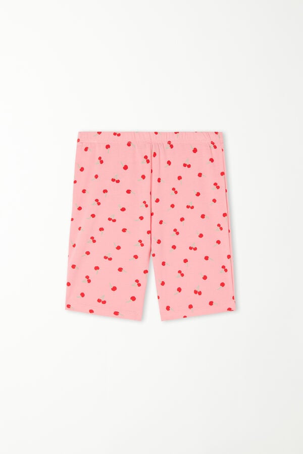 Tezenis Pantalón de Ciclista de Algodón Estampado para Niña Promoción por tiempo limitado