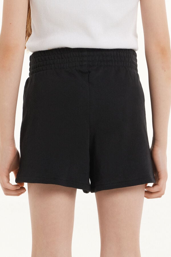 Tezenis Pantalón Corto de Felpa de Algodón Básico para Niña Oferta especial de fábrica