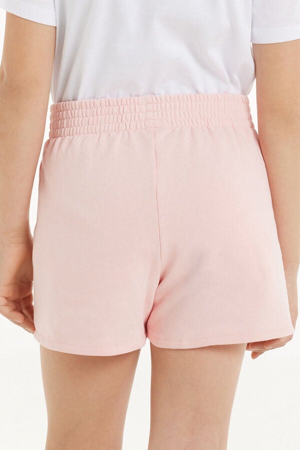 Tezenis Pantalón Corto de Felpa de Algodón Básico para Niña Promoción trimestral