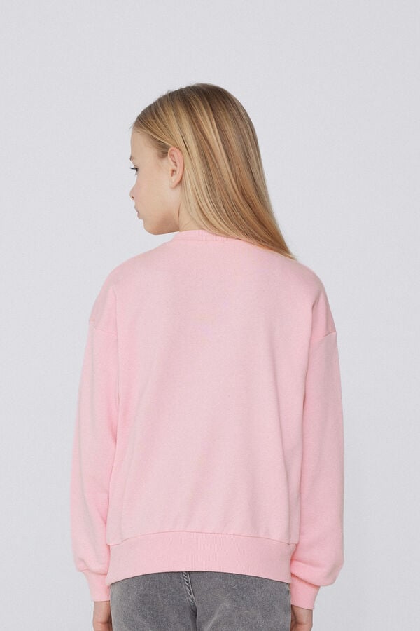 Tezenis Sudadera con Cuello Redondo y Parche Niña Venta caliente