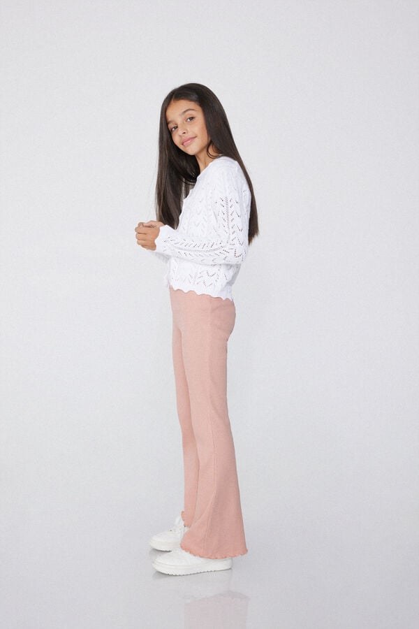 Tezenis Leggings Acampanados de Canalé para Niña Oferta especial