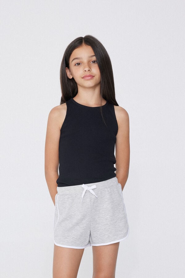 Tezenis Camiseta de Tirantes Anchos de Canalé para Niña COMPRAR AHORA