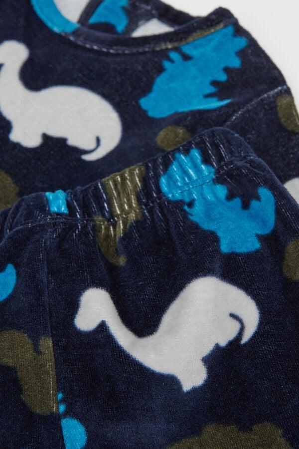 Tezenis Pelele de Dos Piezas para Bebé de Chenilla de Algodón Grueso Promoción por tiempo limitado