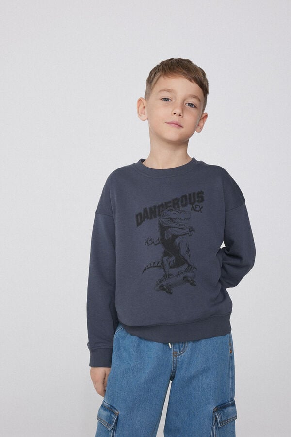 Tezenis Sudadera Manga Larga con Estampado para Niño Oferta exclusiva