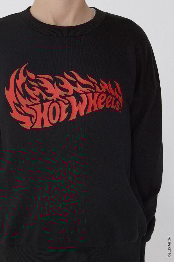 Tezenis Sudadera Manga Larga con Estampado Hot Wheels para Niño Outlet online