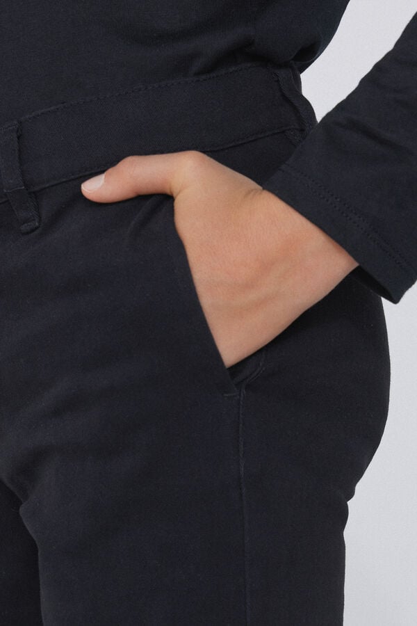 Tezenis Pantalones Chinos de Algodón Elástico En oferta