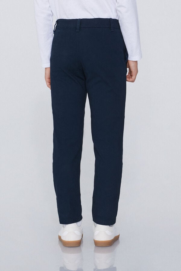 Tezenis Pantalones Chinos de Algodón Elástico Gran oferta