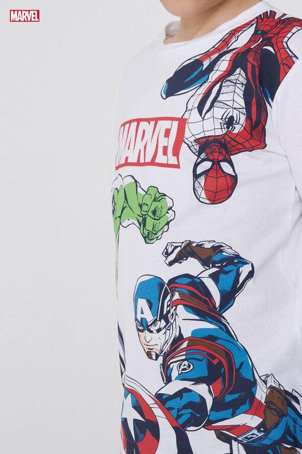 Tezenis Pijama Largo de Algodón con Estampado Avengers Los más vendidos