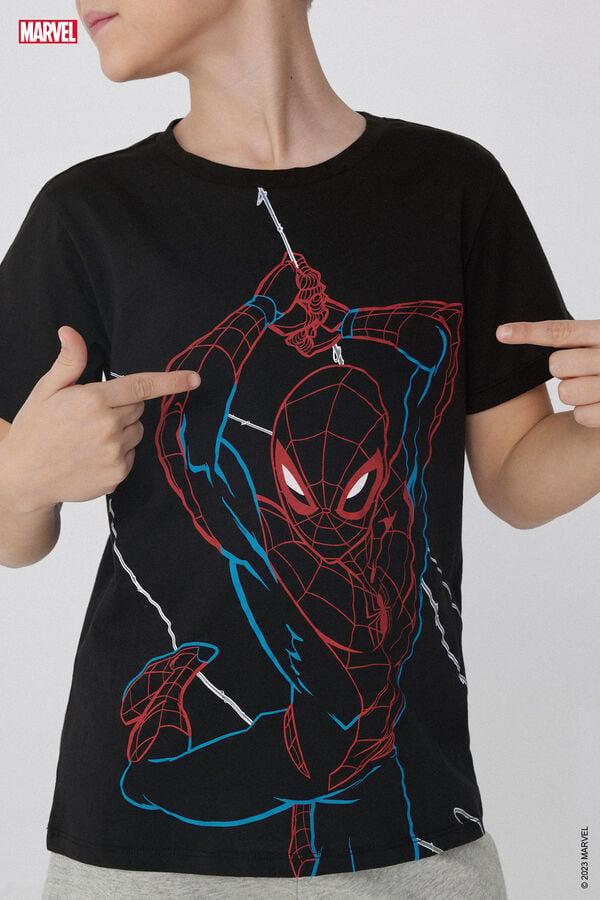 Tezenis Pijama Corto de Algodón con Estampado Spider-Man Descuento