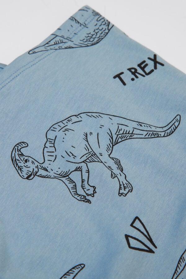 Tezenis Pijama Corto Niño Media Manga Algodón Estampado Dino Tienda