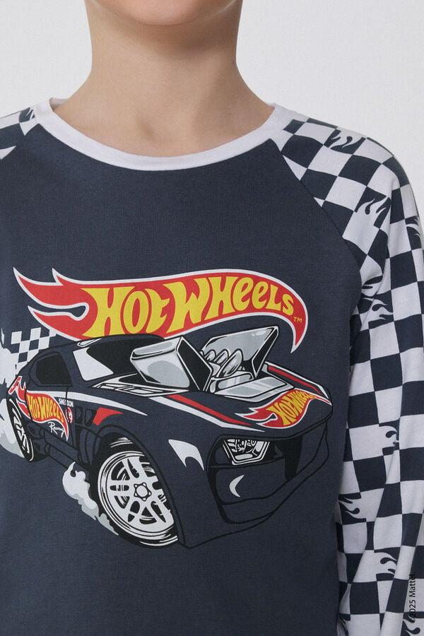 Tezenis Pijama Largo Algodón Estampado Hot Wheels para Niño Liquidación