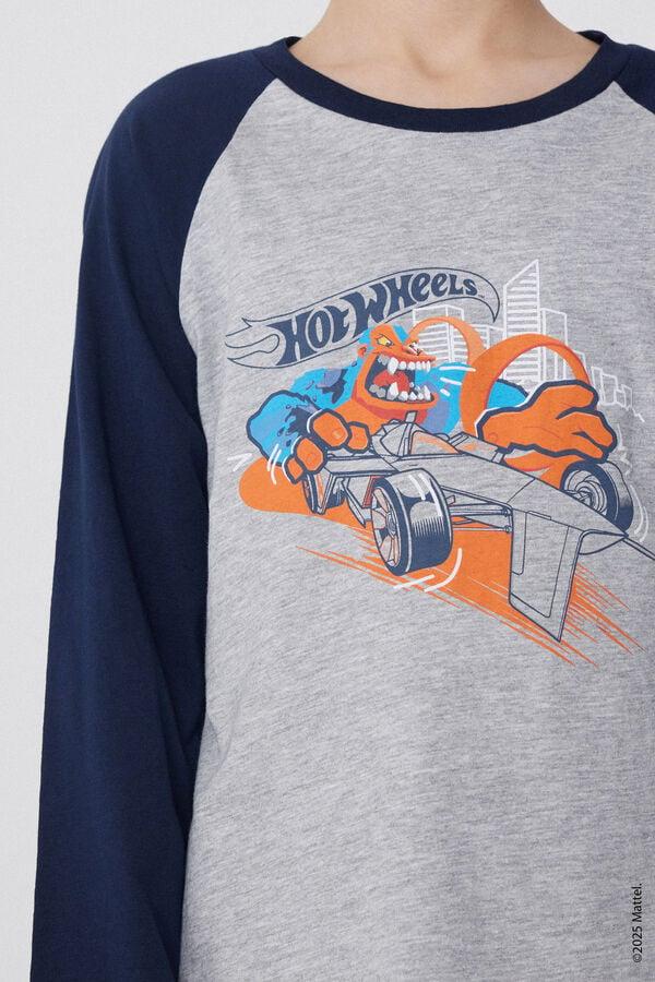 Tezenis Pijama Largo Algodón Estampado Hot Wheels para Niño Mejor oferta