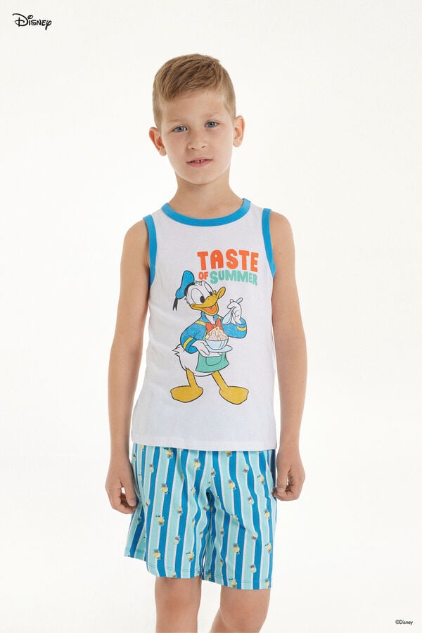 Tezenis Pijama Corto de Algodón con Estampado Disney para Niño Último día