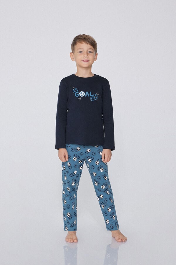 Tezenis Pijama Largo Algodón Grueso Gol Promoción trimestral