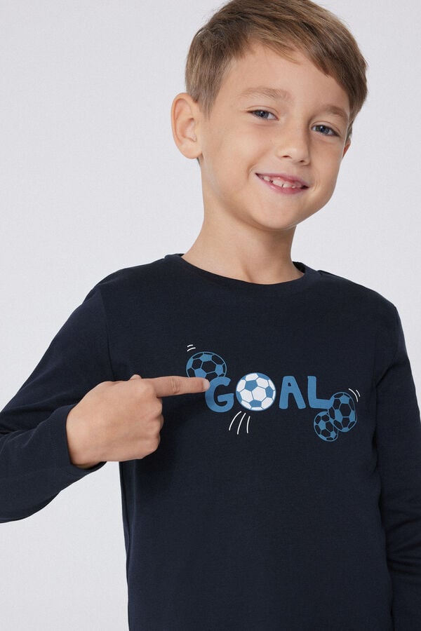 Tezenis Pijama Largo Algodón Grueso Gol Promoción trimestral