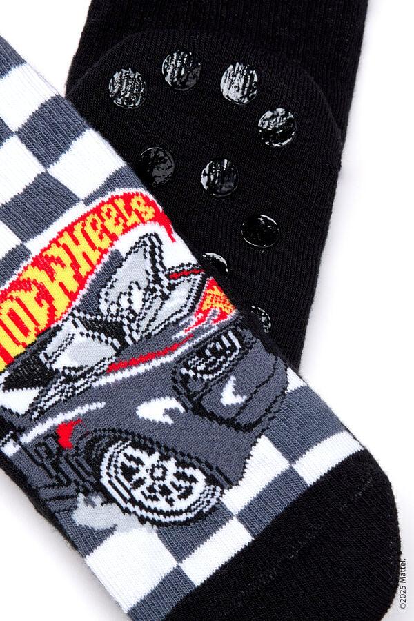 Tezenis Calcetines Antideslizantes Cortos Estampado Hot Wheels para Niño Grandes descuentos