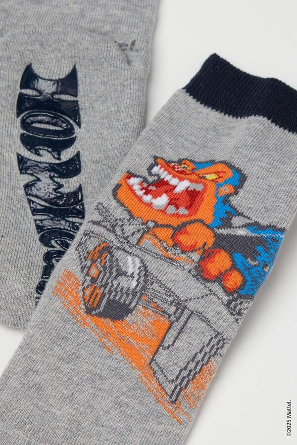 Tezenis Calcetines Antideslizantes Cortos Estampado Hot Wheels para Niño Liquidación