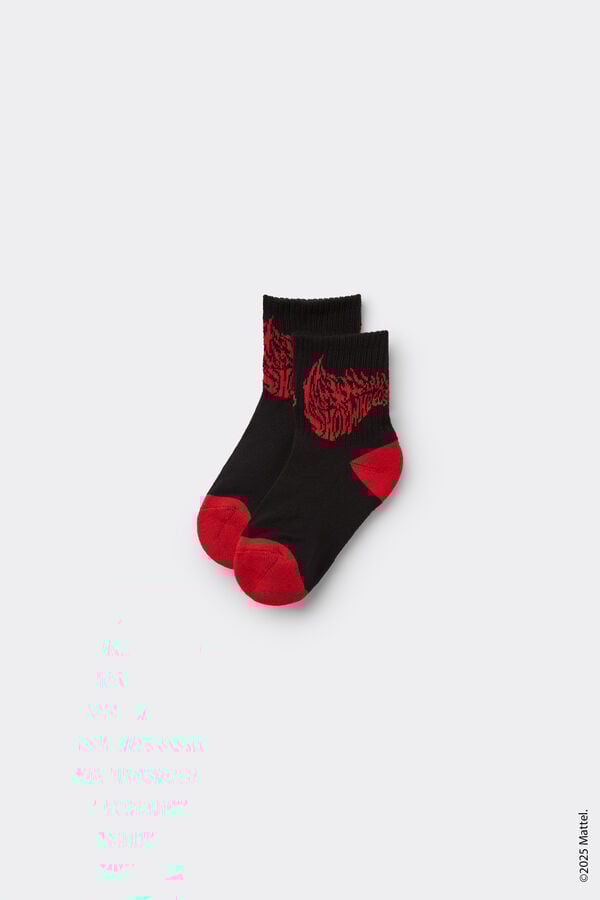 Tezenis Calcetines Cortos Algodón Estampado Hot Wheels para Niño Libre de impuestos