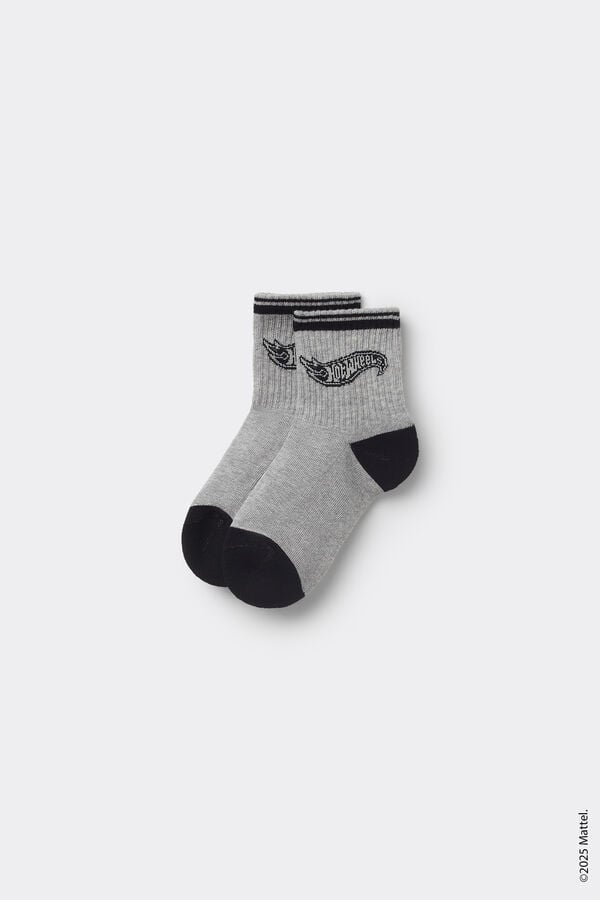 Tezenis Calcetines Cortos Algodón Estampado Hot Wheels para Niño Descuentos del mes