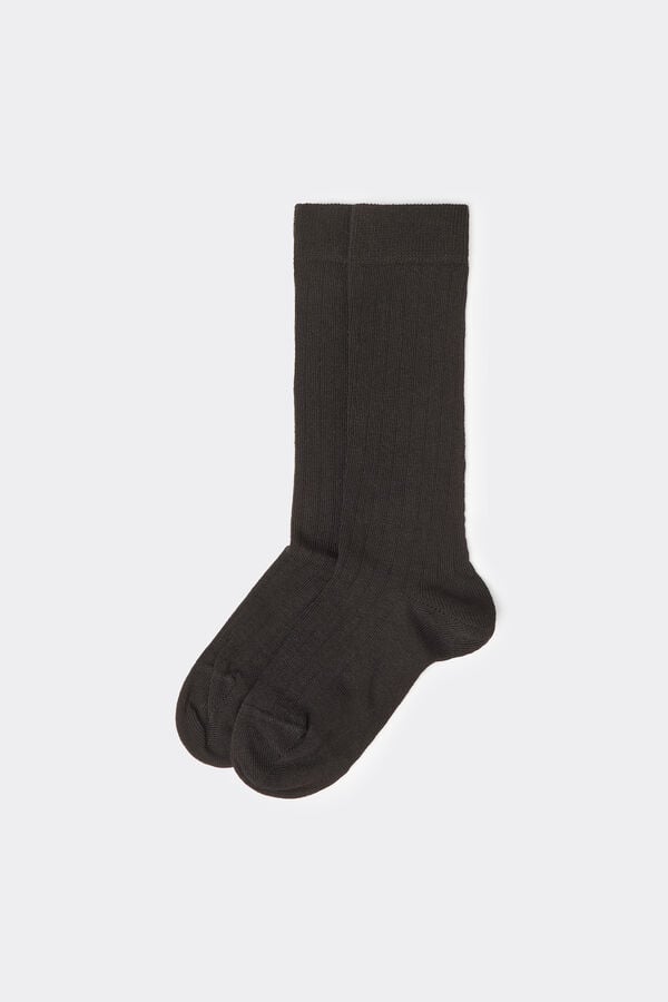 Tezenis Calcetines Largos de Canalé de Algodón para Niño Última moda