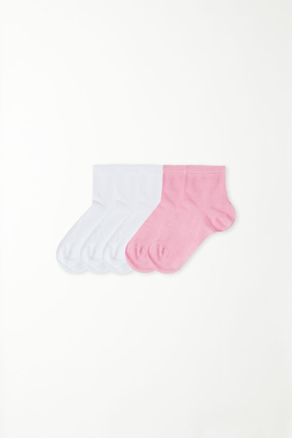 Tezenis Pack 5 calcetines cortos algodón unisex para niños Precio ultrabajo