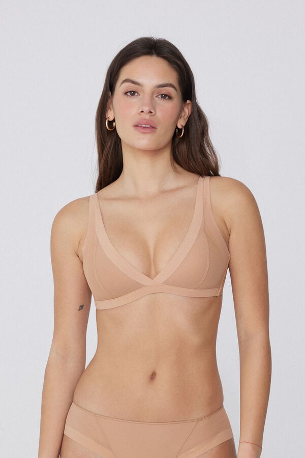 Tezenis Sujetador triangular con relleno ligero de tul Havana Essential Outlet online