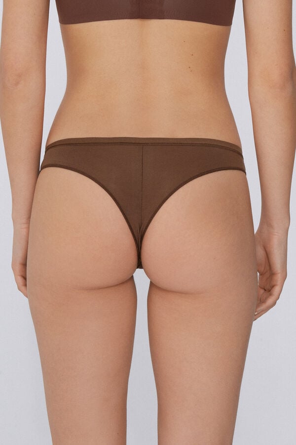 Tezenis Brasileña en Algodón Orgánico Color Sólido Los más vendidos