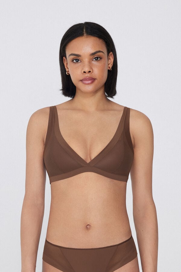Tezenis Sujetador triangular con relleno ligero de tul Havana Essential Ventas relámpago