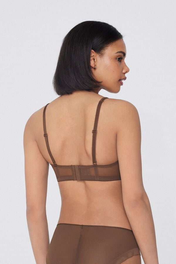 Tezenis Sujetador triangular con relleno ligero de tul Havana Essential Ventas relámpago