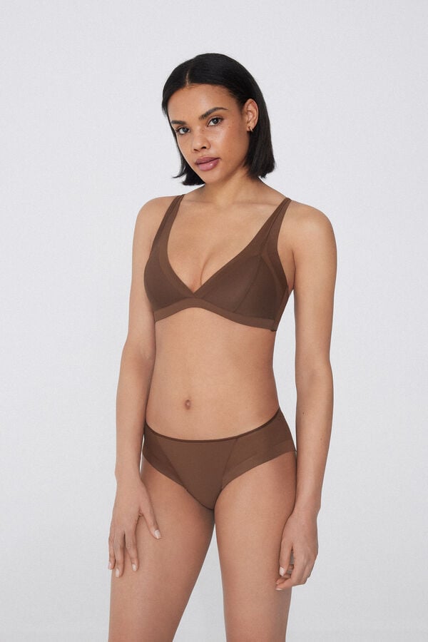 Tezenis Sujetador triangular con relleno ligero de tul Havana Essential Ventas relámpago