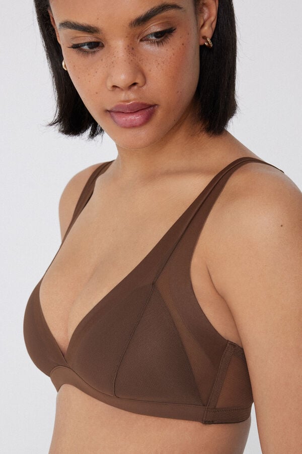 Tezenis Sujetador triangular con relleno ligero de tul Havana Essential Ventas relámpago