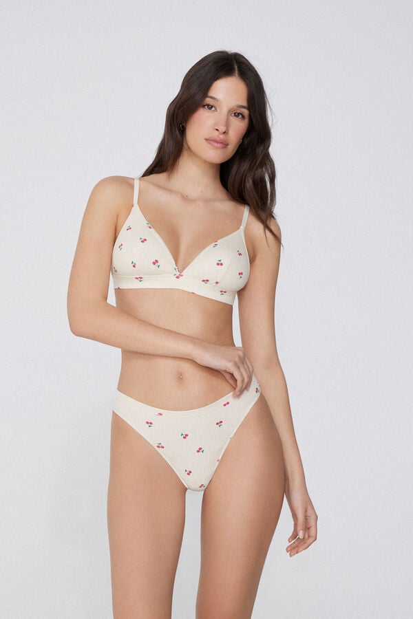 Tezenis Braguita Brasileña Algodón Comfy Rib Tienda