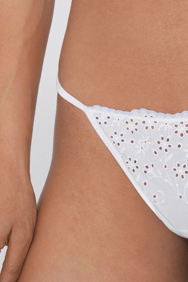 Tezenis Tanga Tira Lateral Fina de Algodón Fairy Princess Tienda