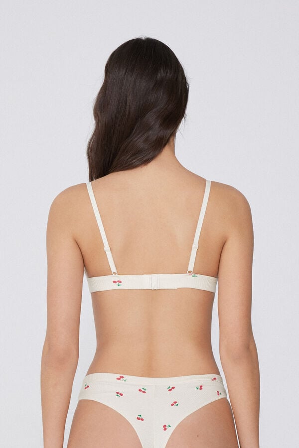 Tezenis Sujetador Triángulo Algodón Lisbon Comfy Rib Liquidación