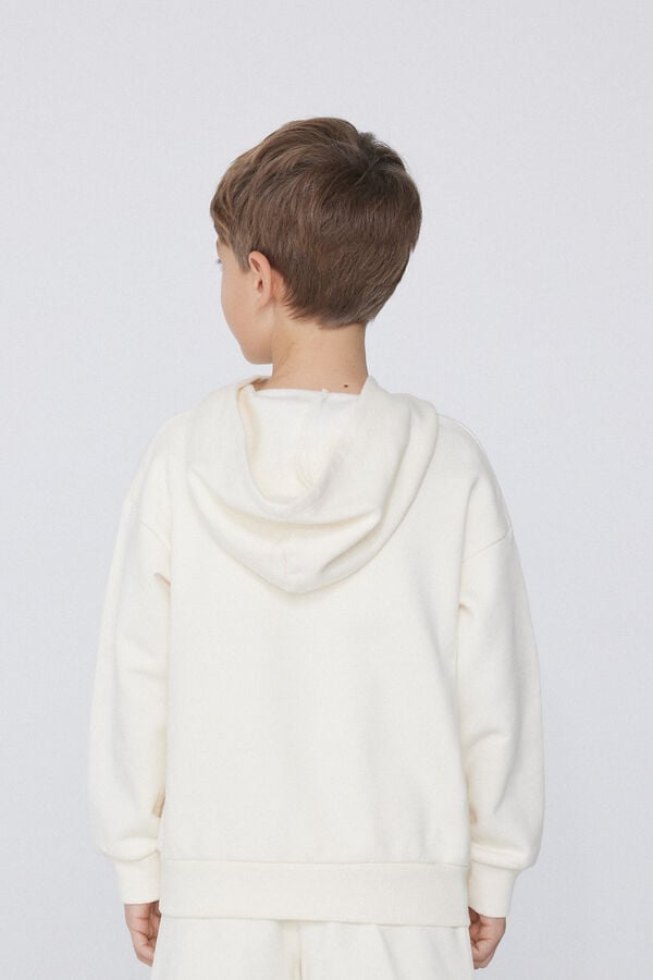 Tezenis Sudadera Gruesa de Manga Larga con Capucha y Bolsillo Grande Grandes descuentos