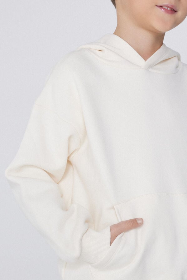 Tezenis Sudadera Gruesa de Manga Larga con Capucha y Bolsillo Grande Grandes descuentos