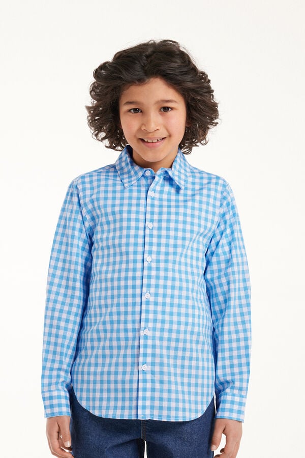 Tezenis Camisa de Manga Larga para Niño Descuentos del mes