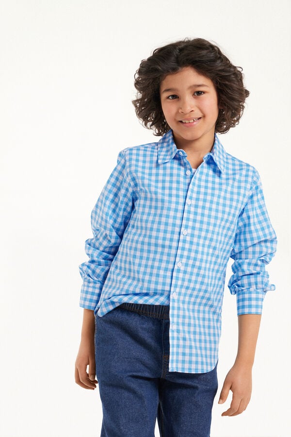 Tezenis Camisa de Manga Larga para Niño Descuentos del mes